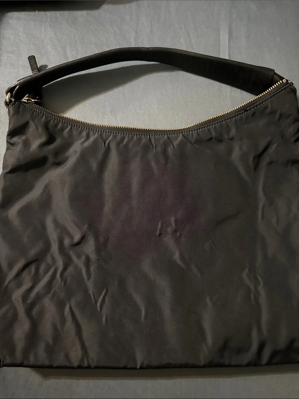 kate spade Black Nylon Shoulder Bag with Zip Wallet Set